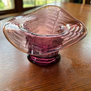Art glass hat vase